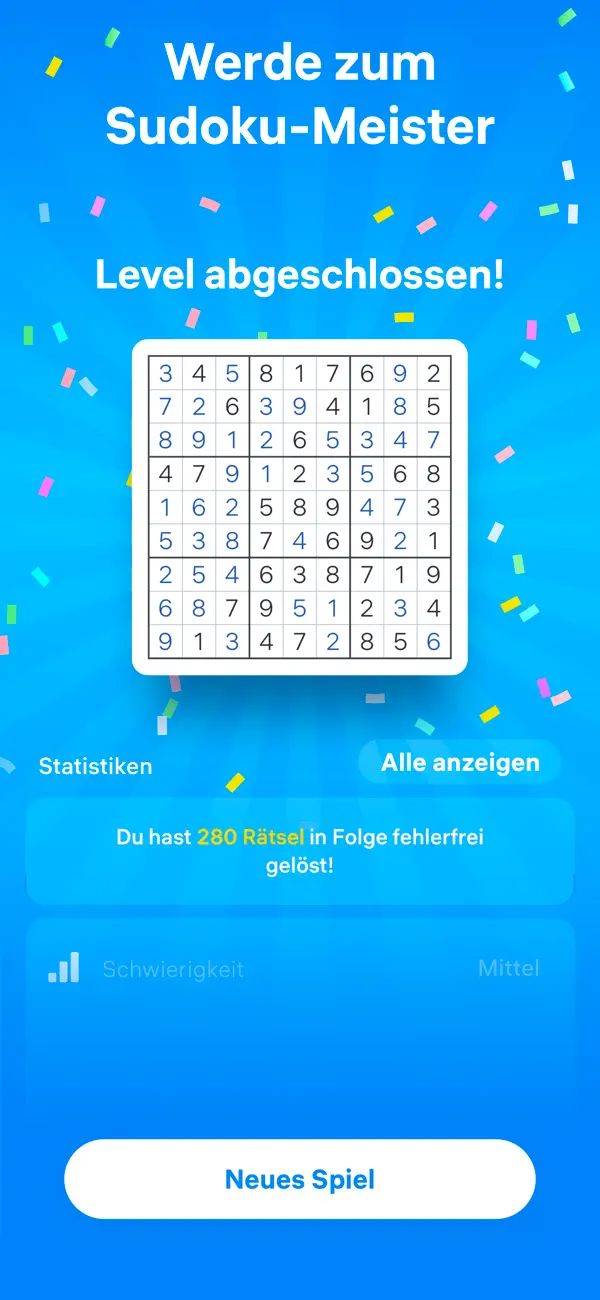 Sudoku.com - Zahlenspiel iPhone Spiel Screenshot 7 – Spiele