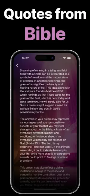 Dream Analyzer Biblical: Bibly screenshot 3