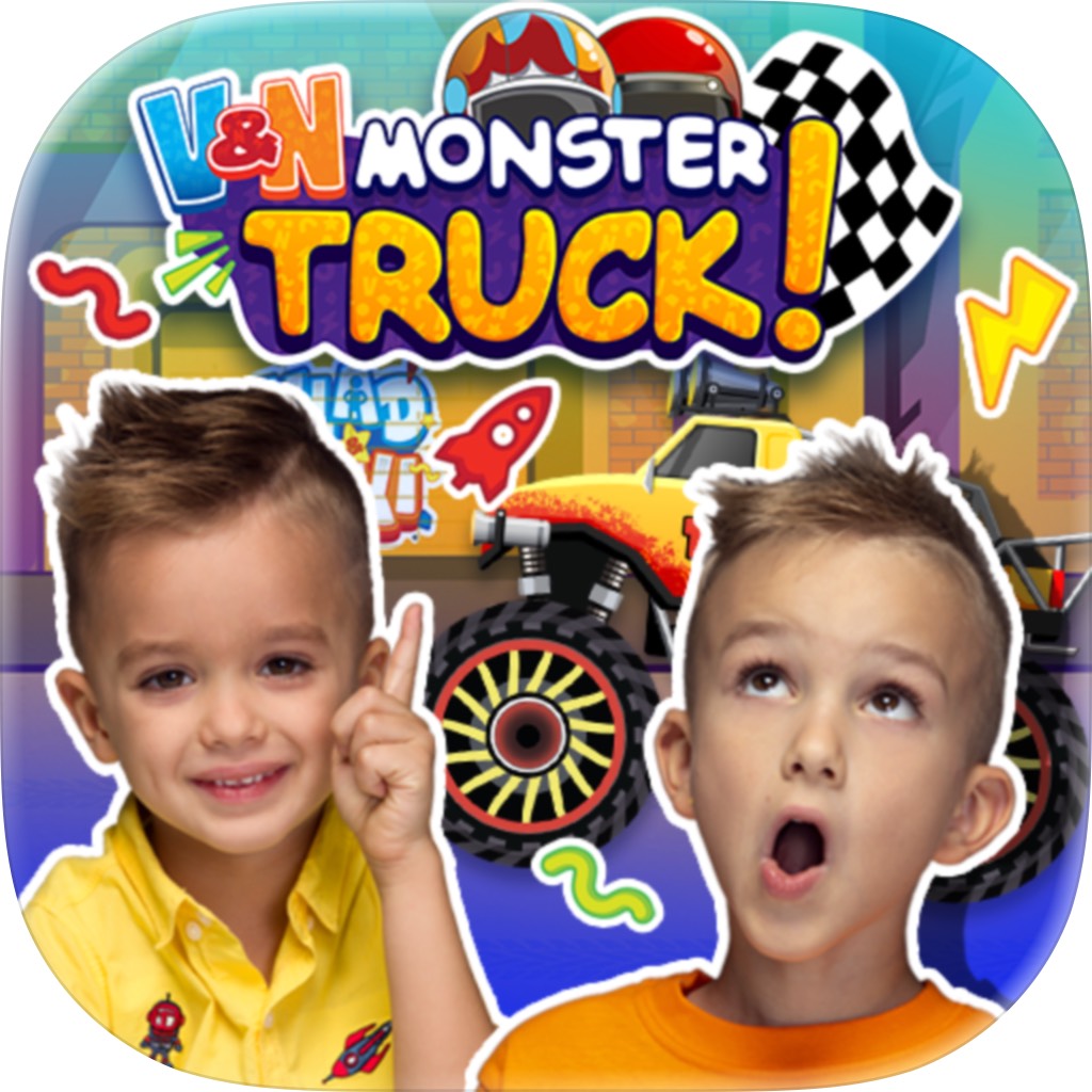 Apple App Store cover for Monster Truck Vlad & Niki