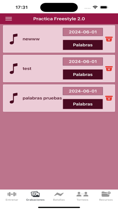 App screenshot