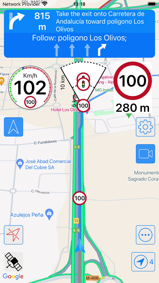 #1. RadarAll Speed Camera Detector (iOS) By: Little Mouse Software