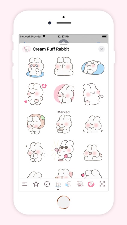 Cream Puff Rabbit Animated