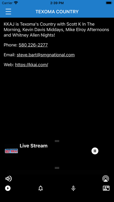 95.7 KKAJ Screenshot