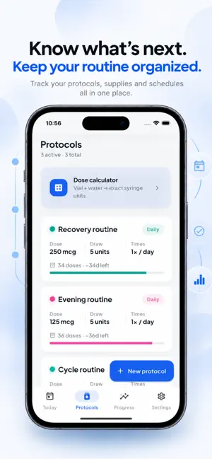 Protodose : Peptide Tracker screenshot 3