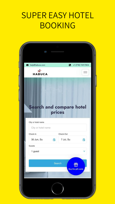 Habuca: Flights, Hotel & Cars Screenshot