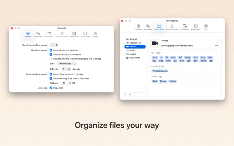 App screenshot