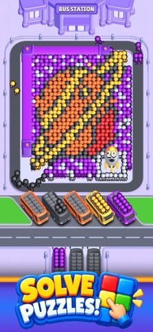 Crowd Lane: Bus Sort Puzzle Screenshot 2 of 5