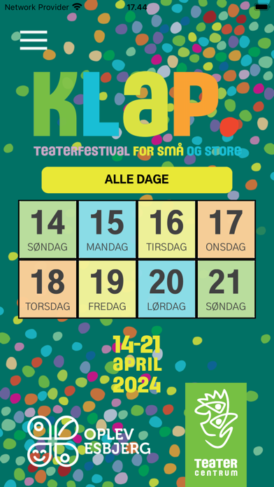 KLAP - Teaterfestival Screenshot
