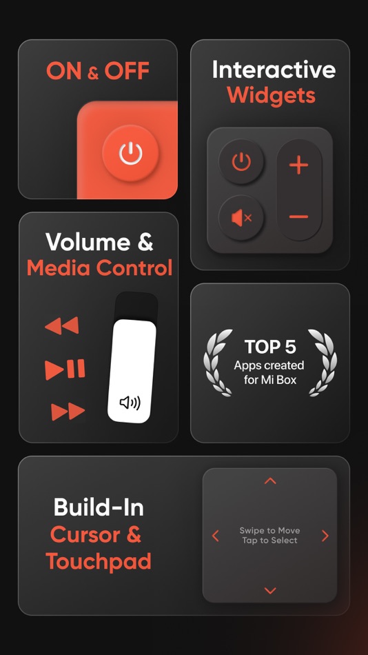 #7. Mi TV & Box Remote Control App (iOS) By: Aksana Sulima