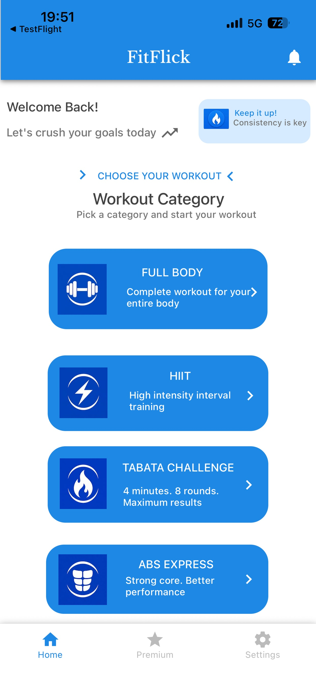 FitFlick Home Workout