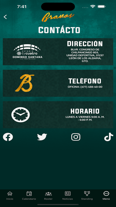 Bravos de León Oficial Screenshot