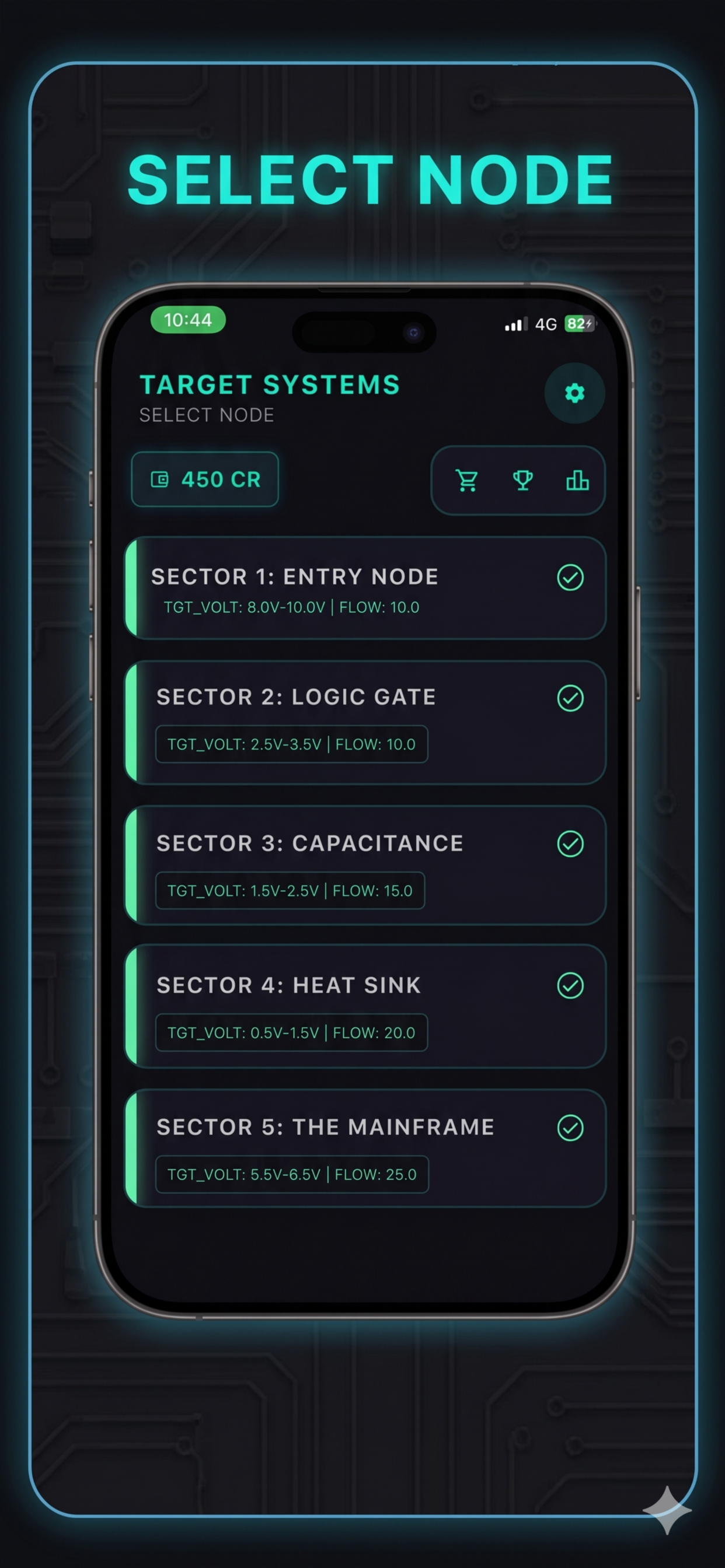 Resistor: Cyber-Grid Executive screenshot 3