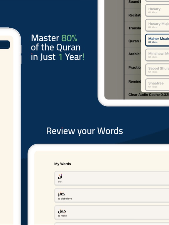 Iqraa: Learn Quranic Arabic iPad screenshot 4 - Education app