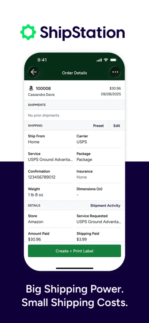 Screenshot #1 pour ShipStation Mobile