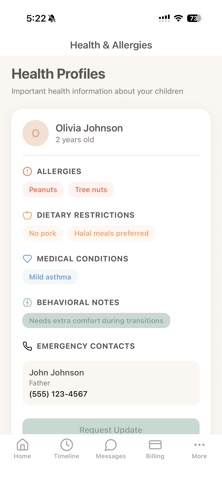 Pebblhub Nursery App screenshot