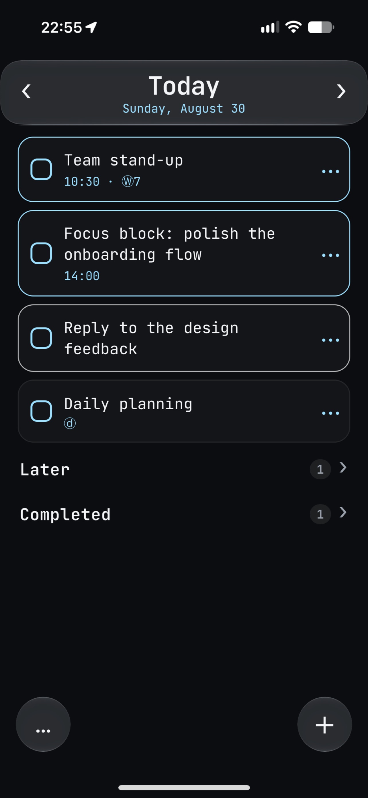 Screenshot 1 of Do Next Planner
