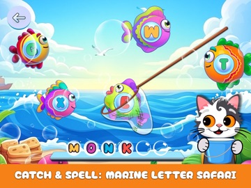 Letters Catch: Alphabet Games iPad screenshot
