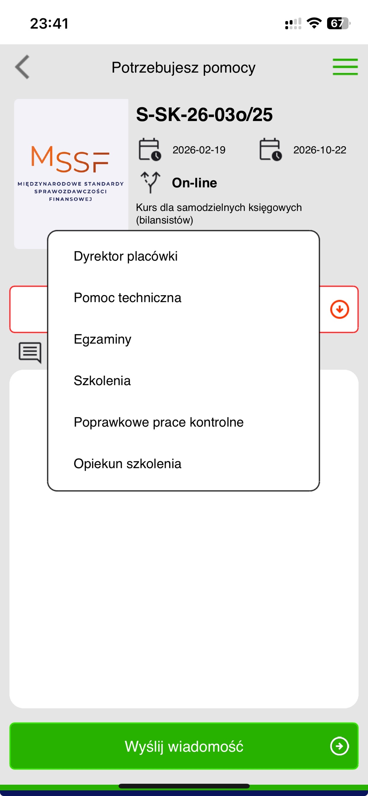 Screenshot 8 of Platforma SkwP dla Wykładowców