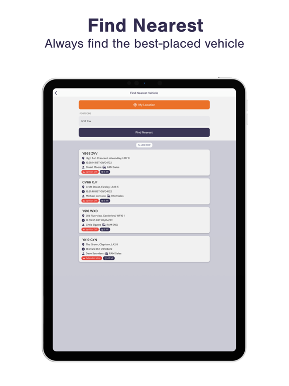 RAM Tracking iPad screenshot 6 - Business app
