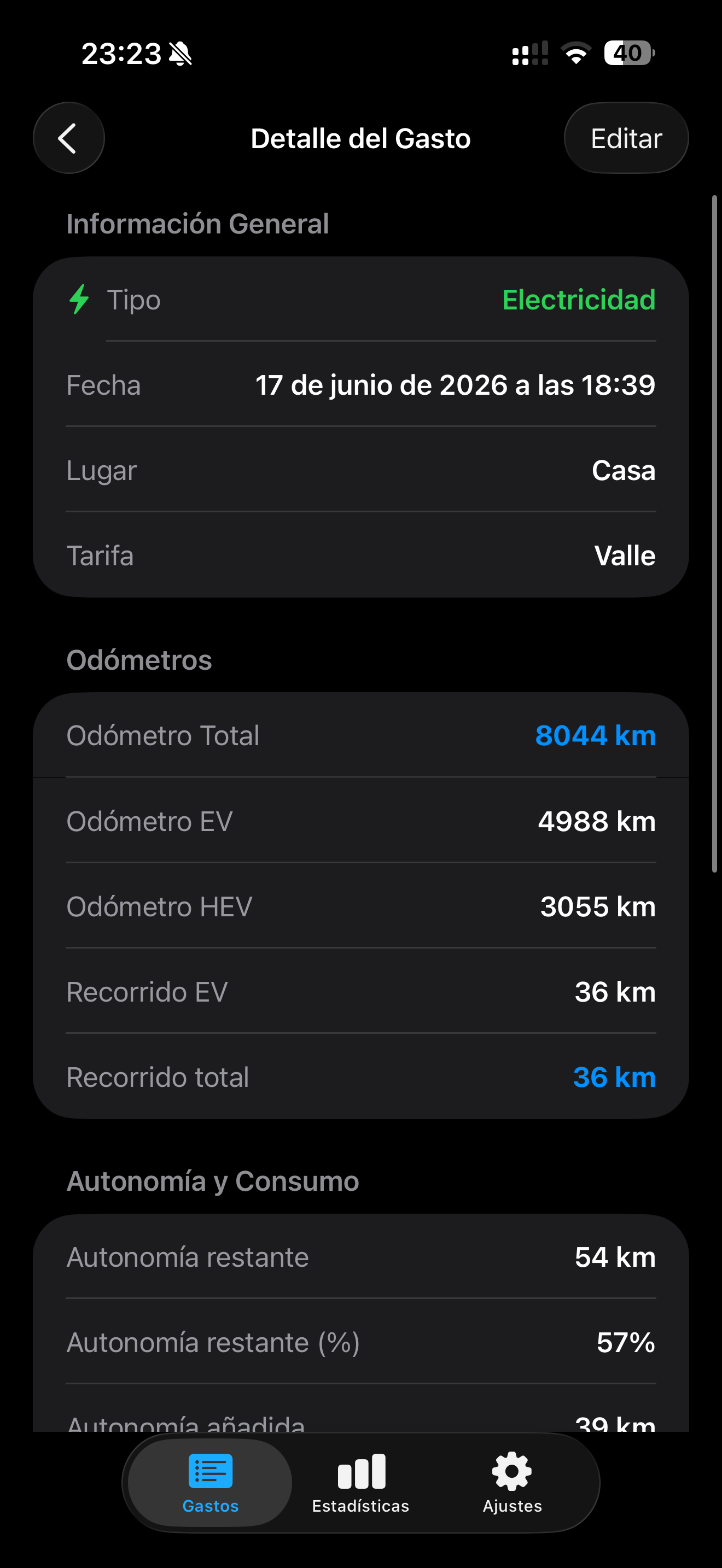 Gastos Combustible screenshot 3