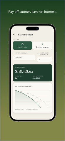 Loan Calculator - Amorva iPhone screenshot