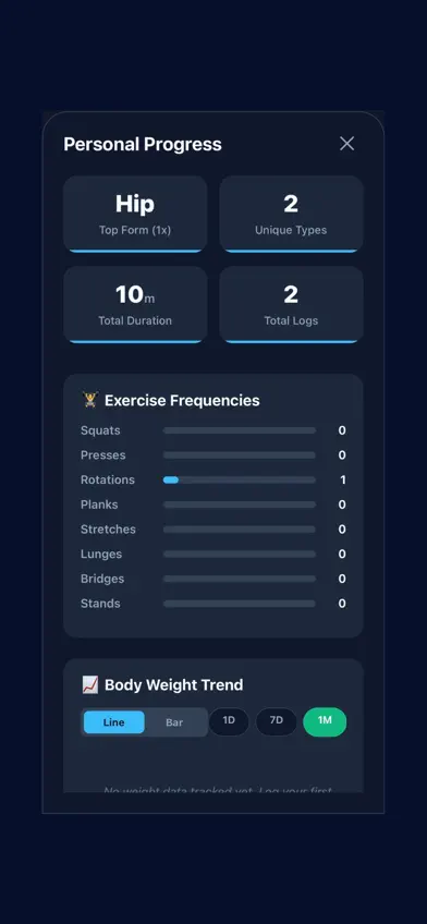 ePhysical Therapy Tracker screenshot 2