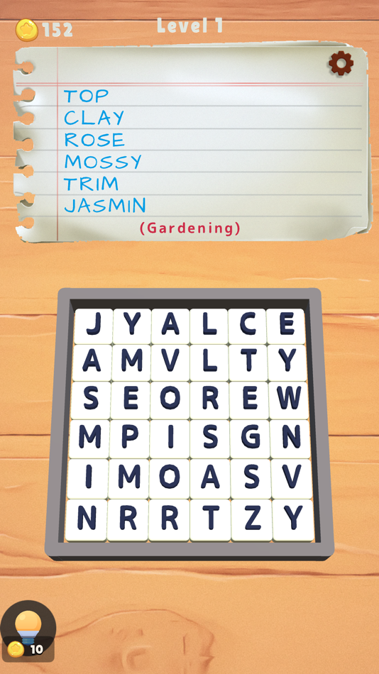 #4. Ultimate 3D Word Search (iOS) 由: Rocketship Studios LLP