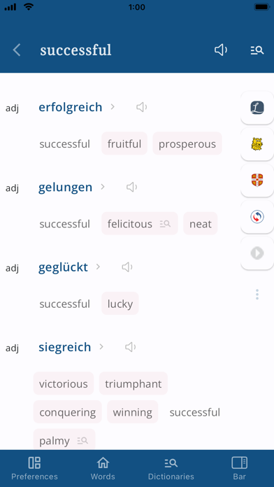 German English Dictionary EnDe Screenshot