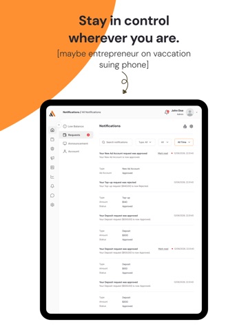 Advertiser Assets iPad screenshot