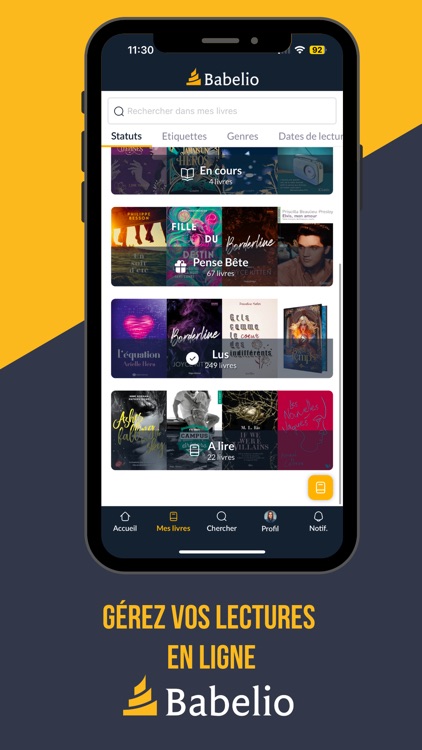 Babelio, ma bibliothèque