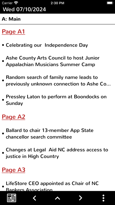 Ashe Post & Times Screenshot