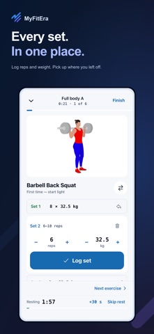 MyFitEra: Workout & AI Coach Screenshot 3 of 6