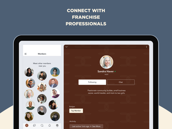FranLink iPad screenshot 1 - Business app