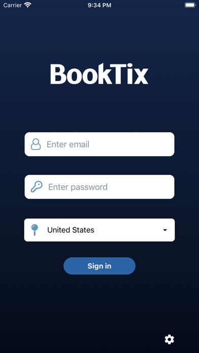 BookTix Card Reader Screenshot