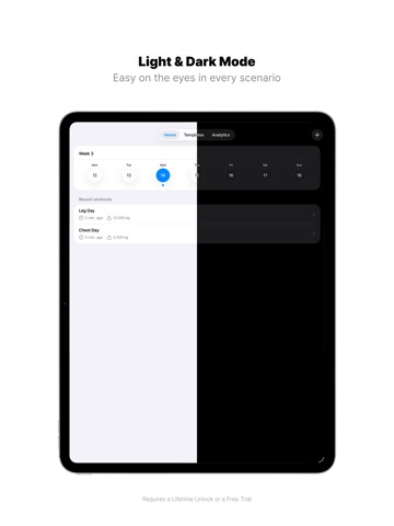 Plates: Weightlifting Log screenshot