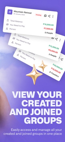 SplitPay Group Expenses Screenshot 2 of 6