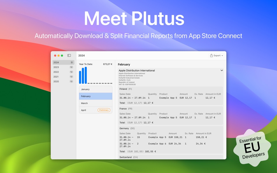 #1. Plutus: Financial Reports (macOS) 来自: Mika Kruschel