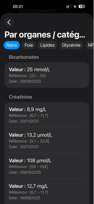CarnetDeSante Screenshot 6 of 6