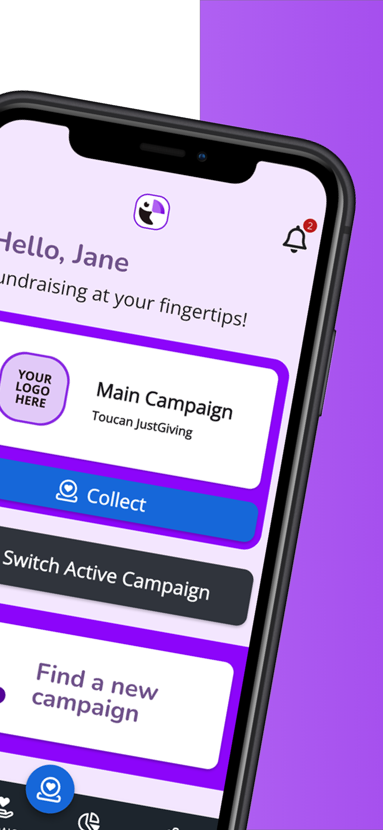 Toucan JustGiving screenshot 2