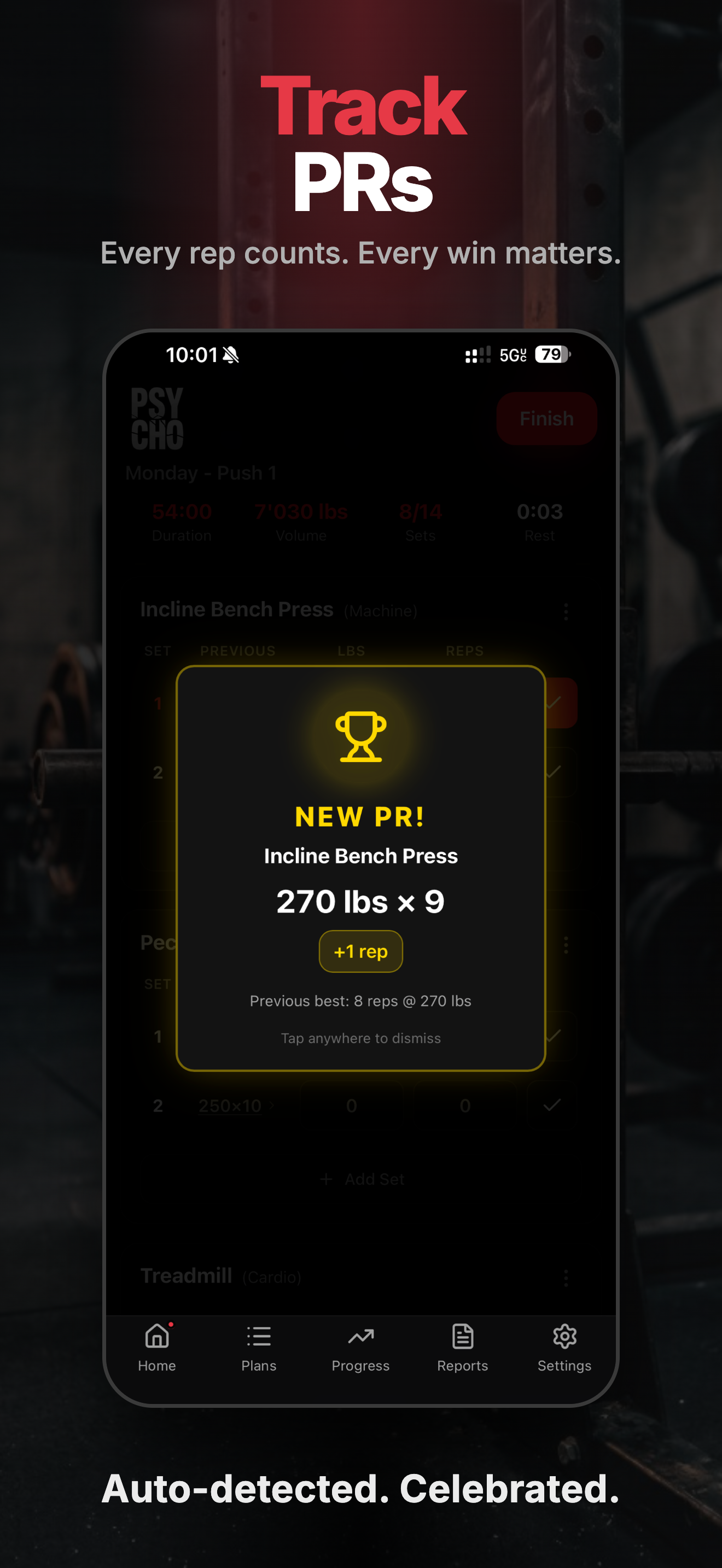 GymPsycho: Workout Log Tracker