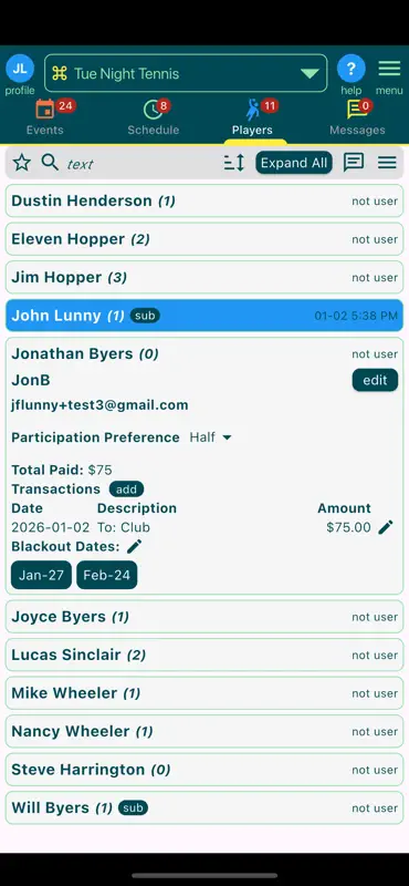 My Tennis Contract screenshot 4 of 8