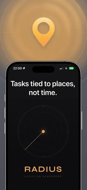 Radius: Location Reminders screenshot 1