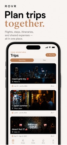 ROVR Travel Planner screenshot