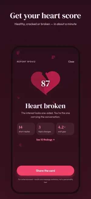 HeartCheck: Red Flag Scanner screenshot 2