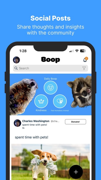 Boop! Social Screenshot