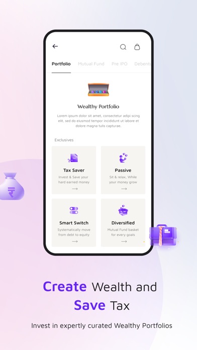 Wealthy: Stocks & Mutual Funds Screenshot