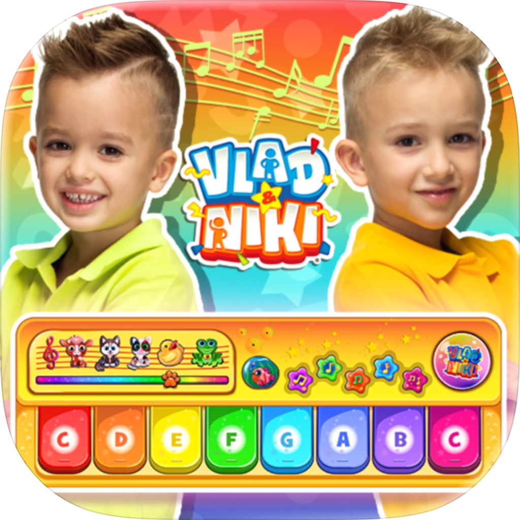 Apple App Store cover for Vlad and Niki: Piano