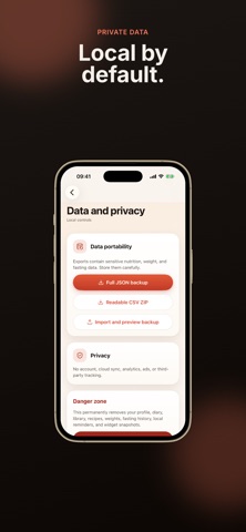 Calorie Keeper screenshot
