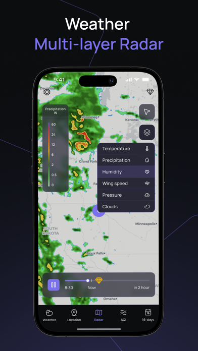 Weather Forecast & Live Radar Screenshot