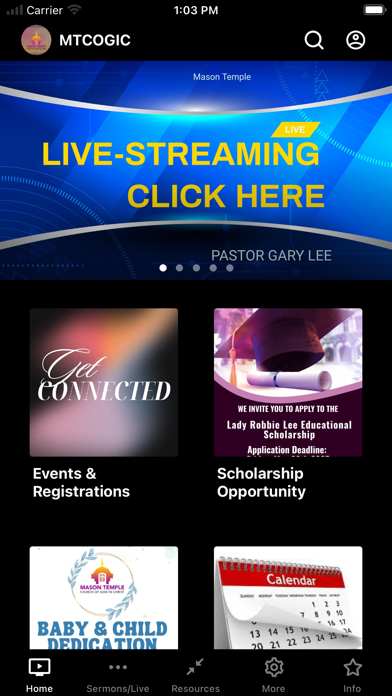 Mason Temple Live Screenshot